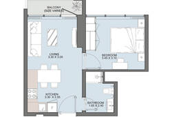 1 bedroom apartment